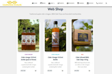 Photograph of our webshop