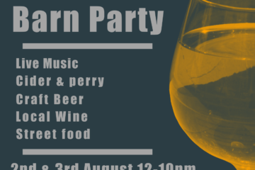 Annual barn Party poster llanblethian orchards south wales cowbridge vale of glamorgan
