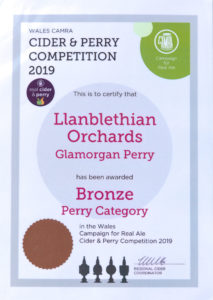 2019 CAMRA Bronze Glamorgan Perry