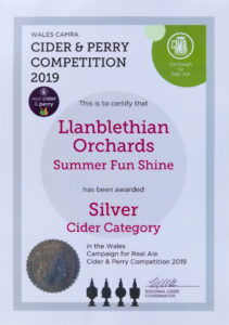 2019 CAMRA Silver summer funshine cider